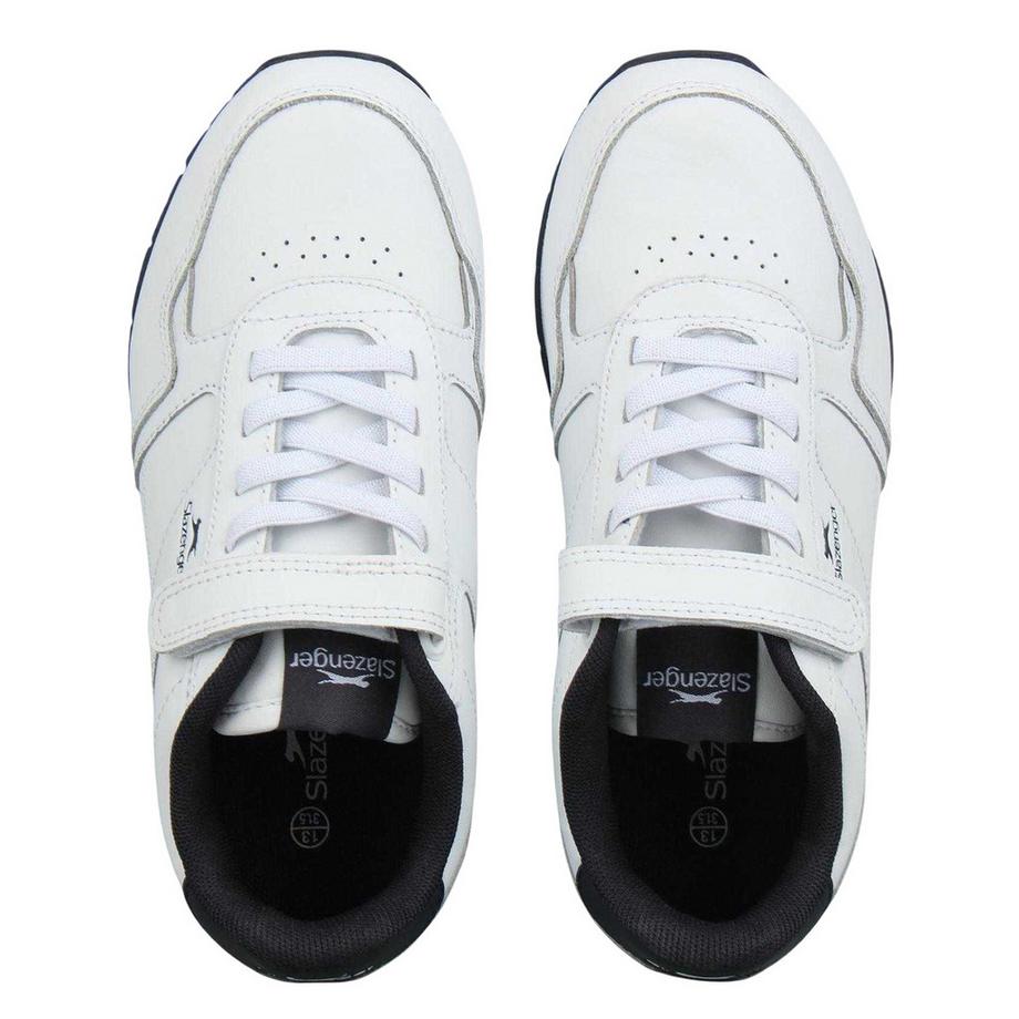 Slazenger Baskets Classic Cuir Revêtu Fermeture À Scratch  