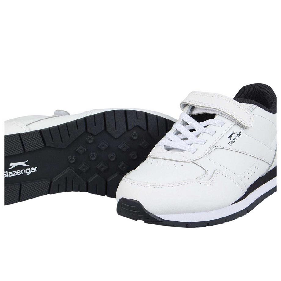 Slazenger Baskets Classic Cuir Revêtu Fermeture À Scratch  