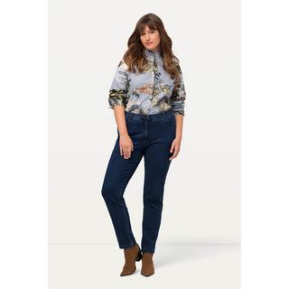 Ulla Popken  Jeans Sophie, Stickerei, schmales Bein, Komfortbund 