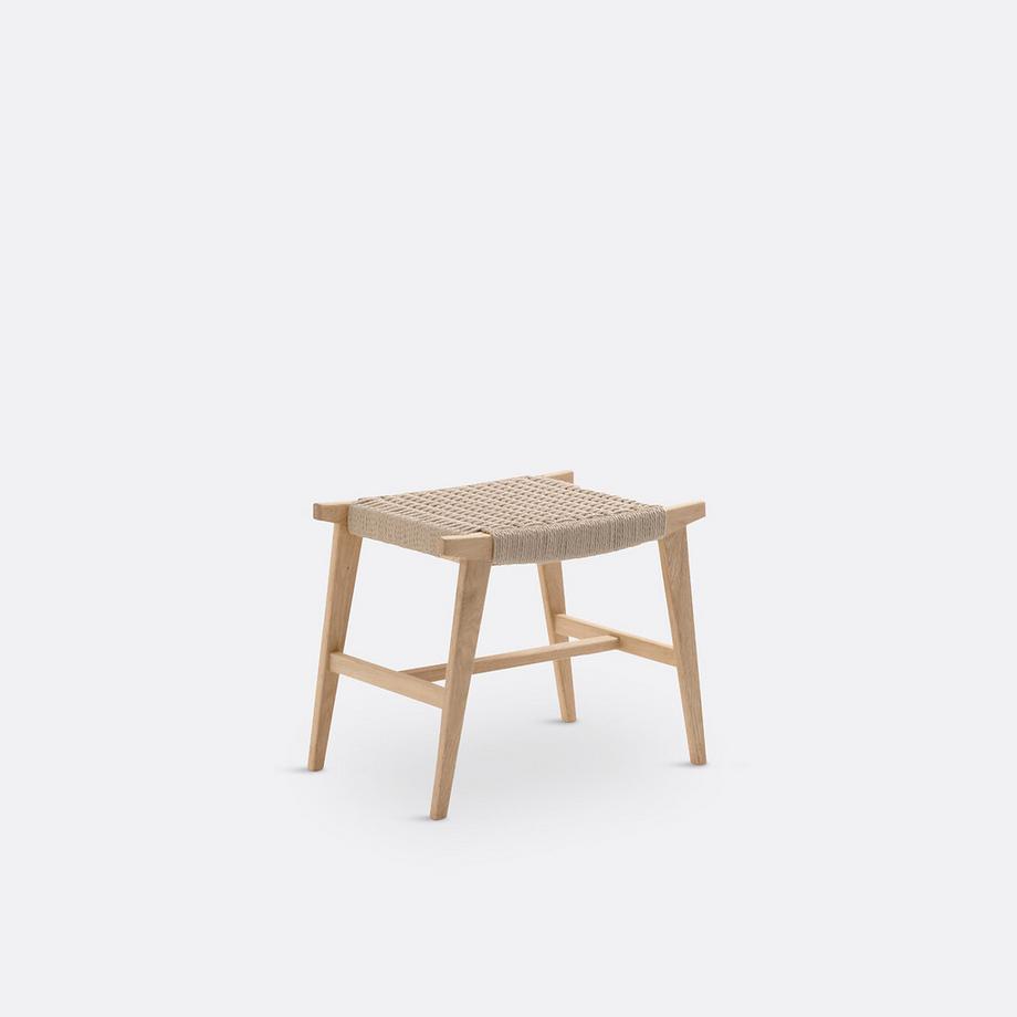 La Redoute Intérieurs Tabouret chêne et tressage  