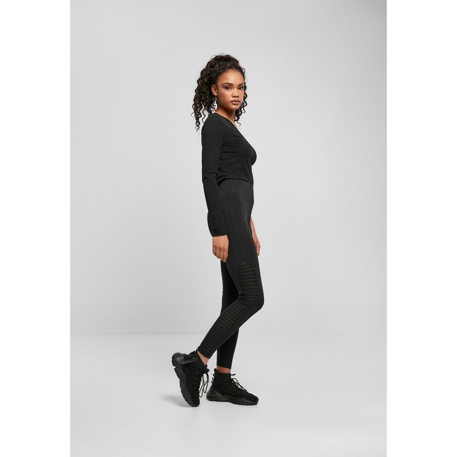 URBAN CLASSICS  legging a vita alta da urban claic biker tech meh 
