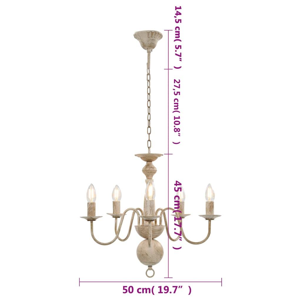 VidaXL candelabro Metallo  