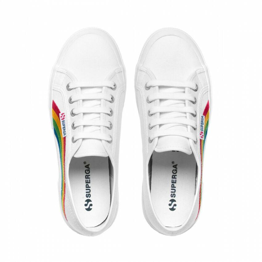 SUPERGA  scarpe da ginnastica da 2750 rainbow embroidery 