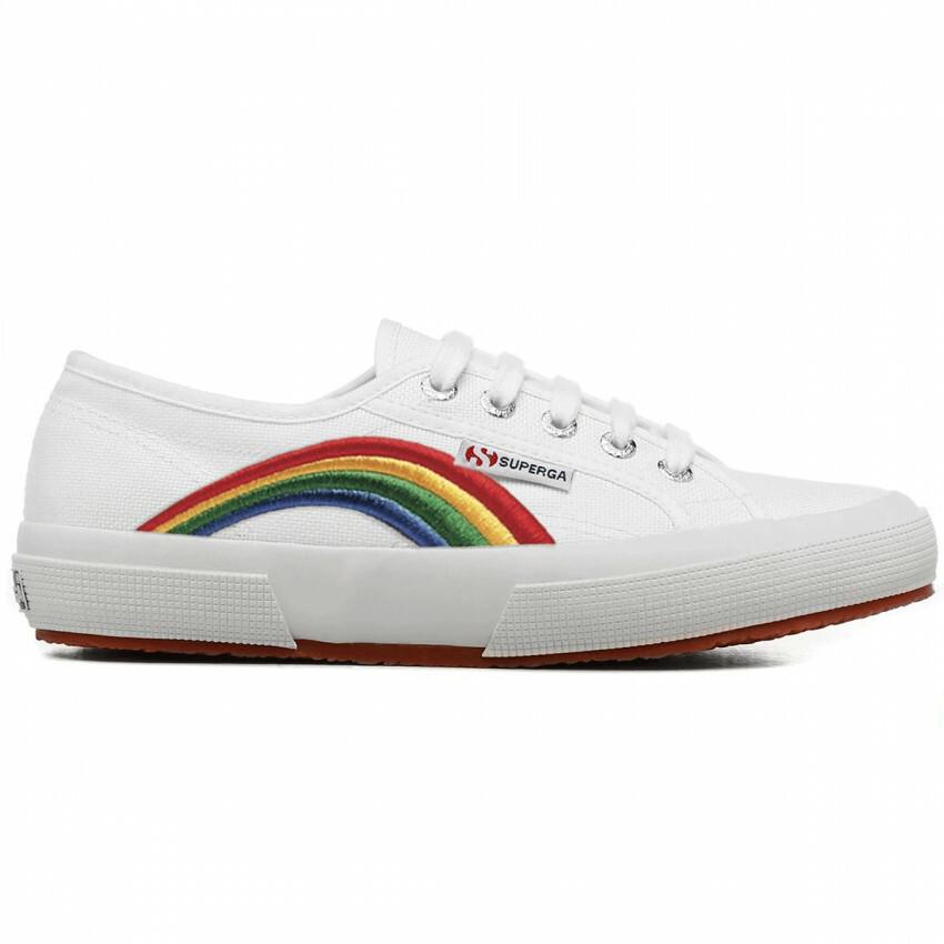 SUPERGA  sneakers für damen 2750 rainbow embroidery 