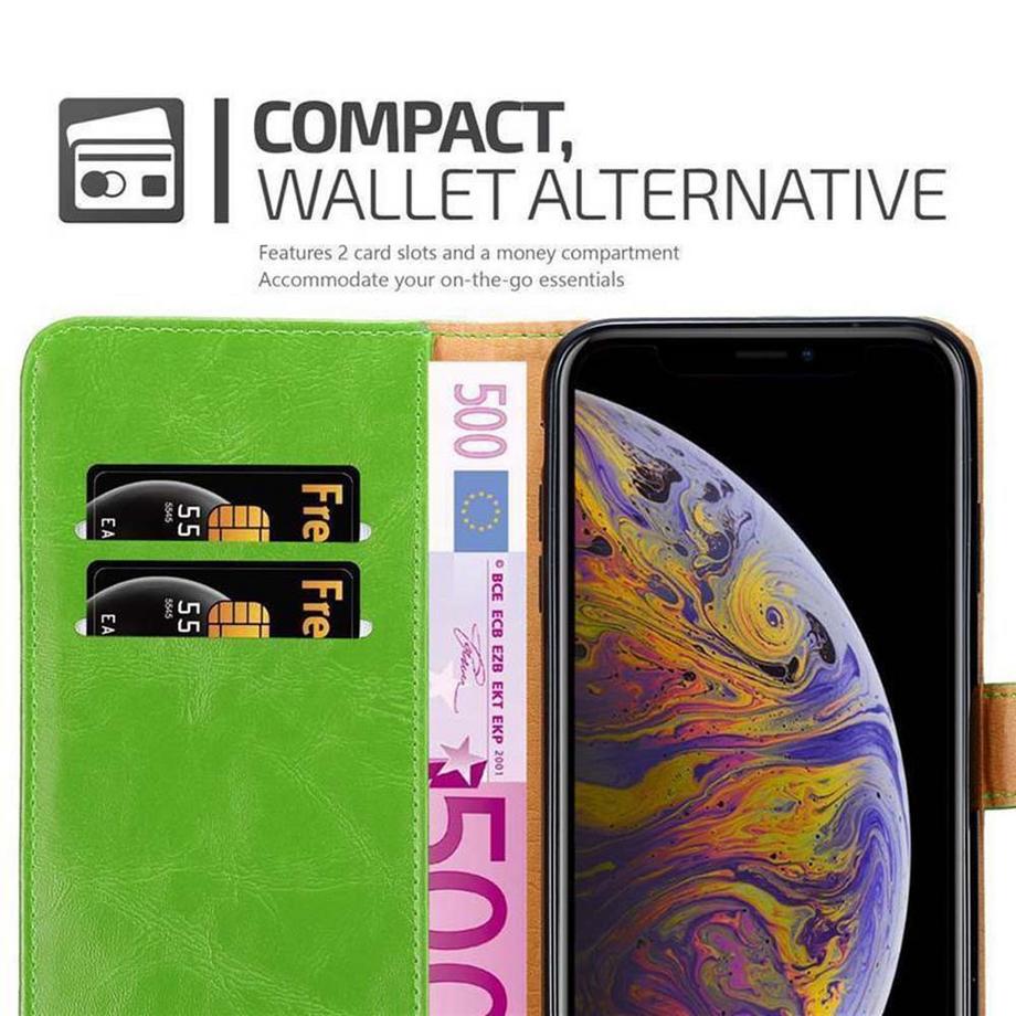 Cadorabo  Hülle für Apple iPhone XS MAX Magnetverschluss, Kartenfach 