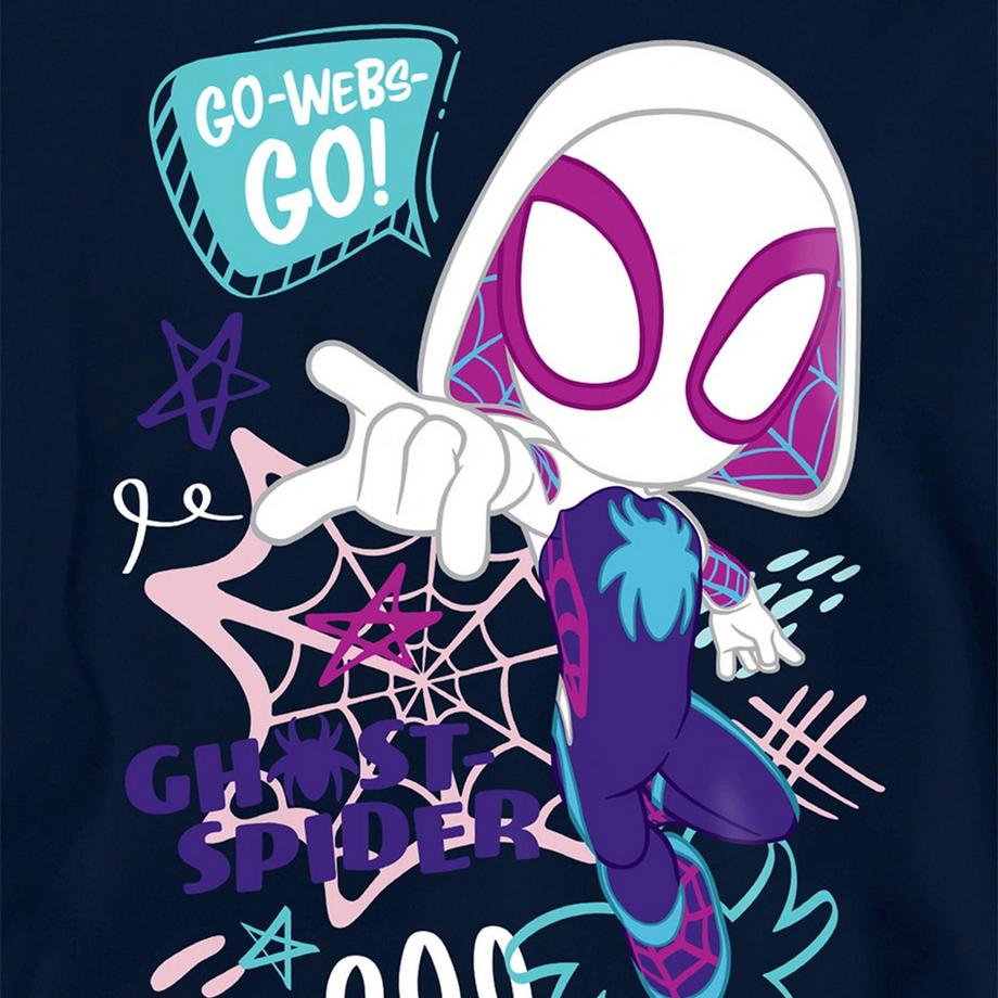Spidey And His Amazing Friends  Sweat À Capuche Motif Ghostspider Go Webs Go 