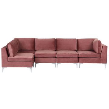 Ecksofa aus Samtstoff Modern EVJA