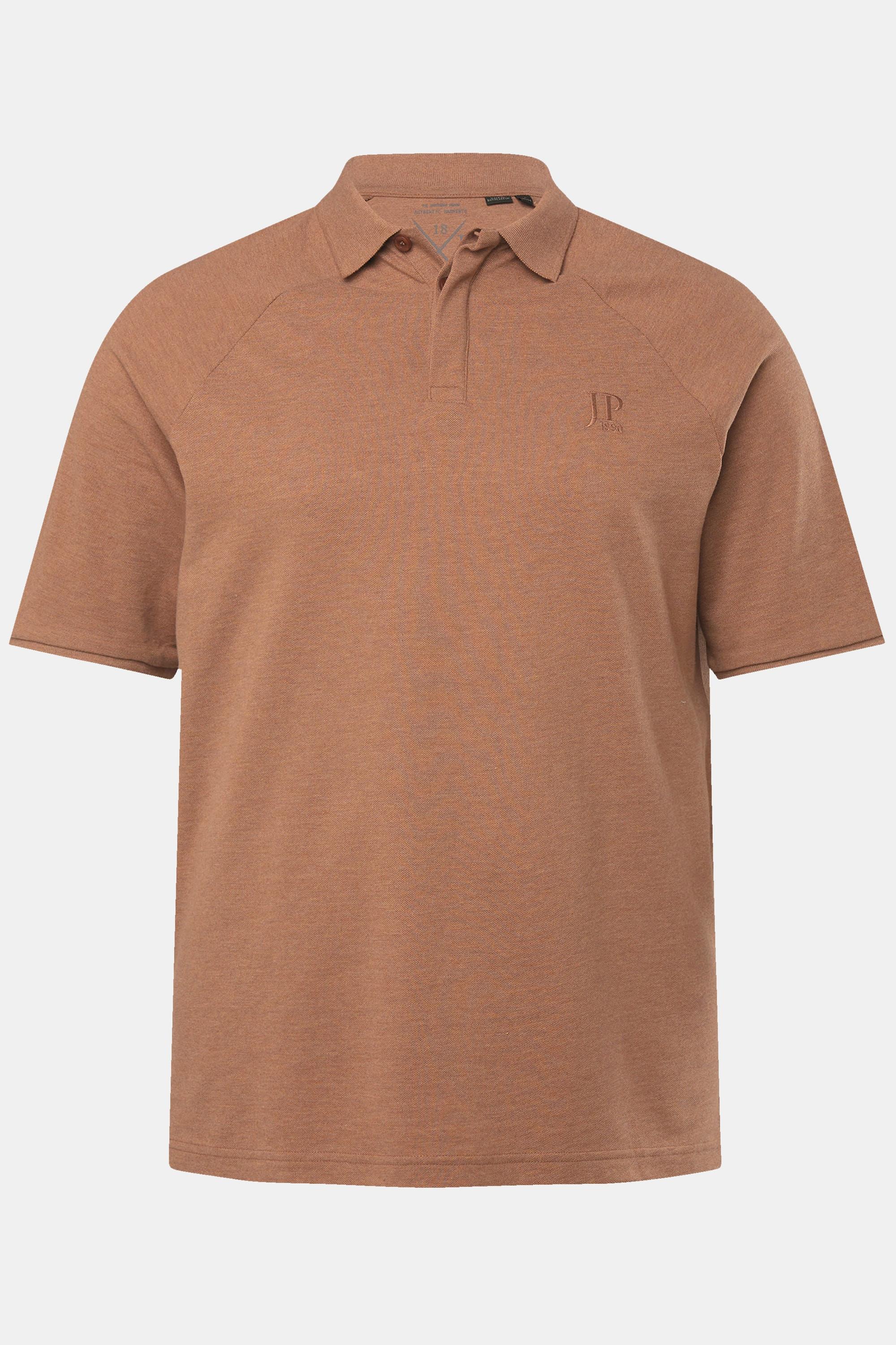 JP1880  Maglia polo leggera con mezze maniche raglan, fino alla tg. 8XL 