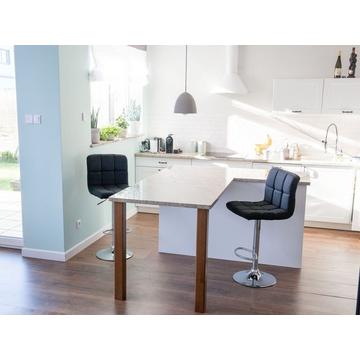 Set di 2 sedie alte en Tessuto Moderno MARION