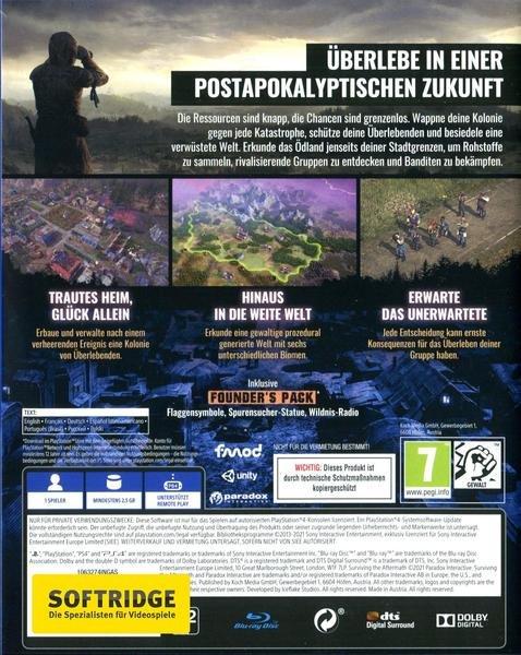 THQ  THQ Surviving the Aftermath Day One Edition Standard Allemand, Anglais PlayStation 4 