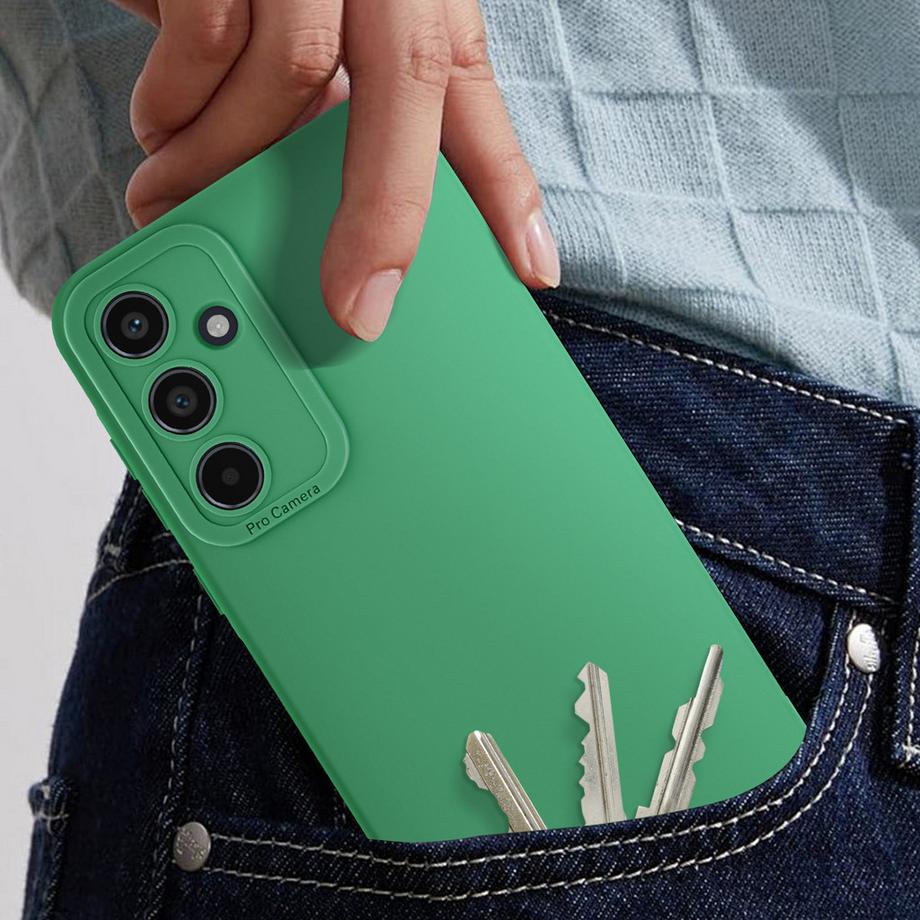 Avizar  Coque Samsung Galaxy A55 5G Souple Vert 