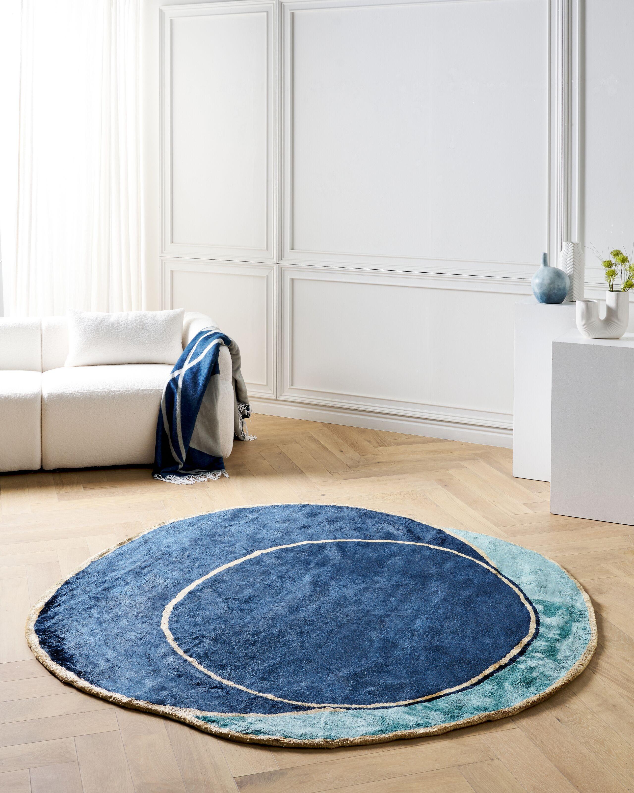 Beliani Tapis en Soie artificielle Moderne KANRACH  