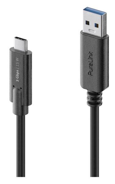 PureLink  IS2601-015 cavo USB 1,5 m USB 3.2 Gen 1 (3.1 Gen 1) USB A USB C Nero 