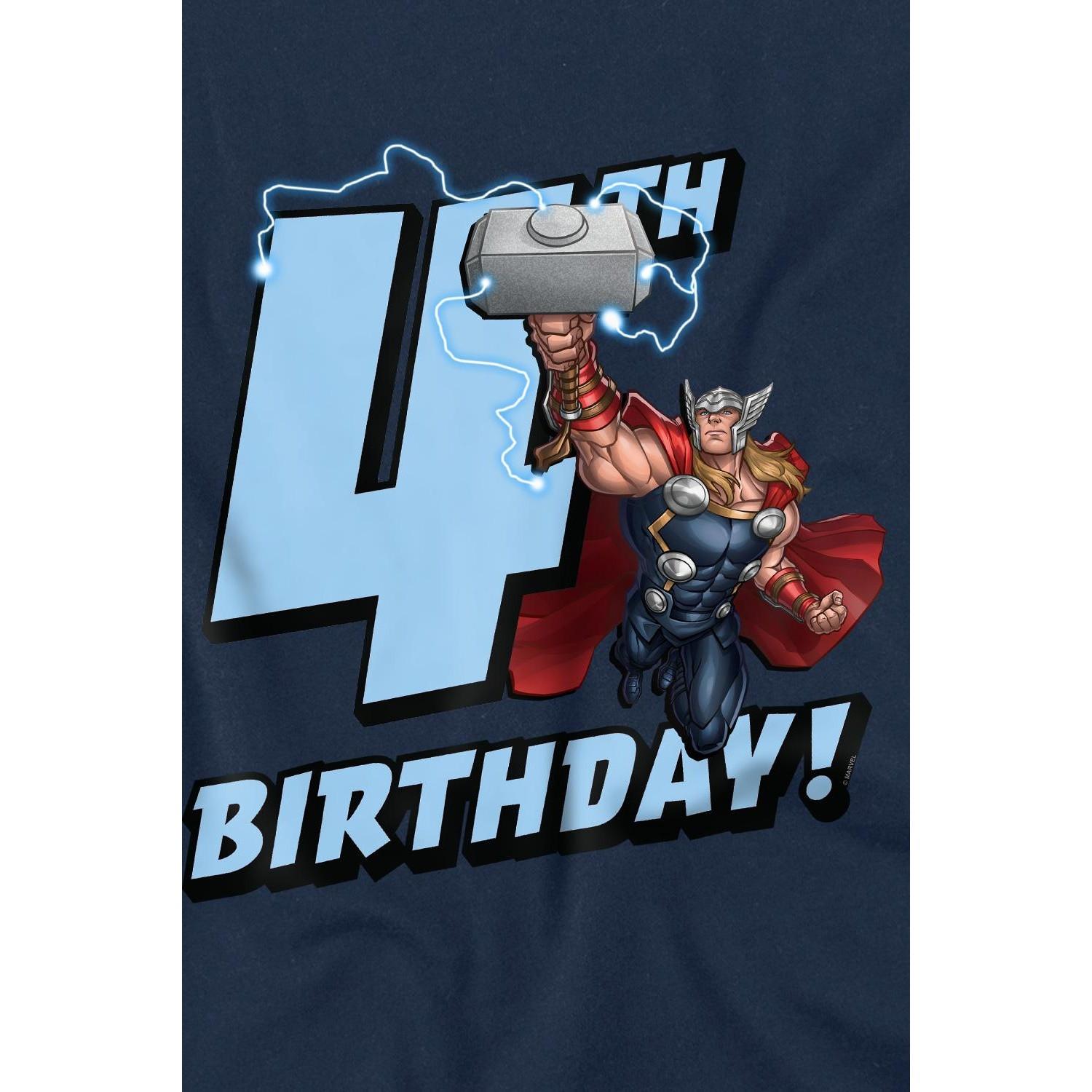 THOR  TShirt  4. Geburtstag 