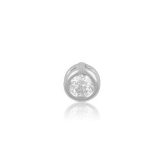 MUAU Schmuck  Pendentif diamant 0,25ct. or blanc 750 