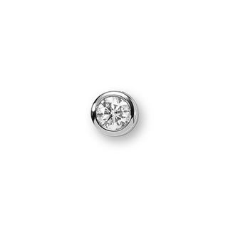 MUAU Schmuck  Pendentif diamant 0,25ct. or blanc 750 