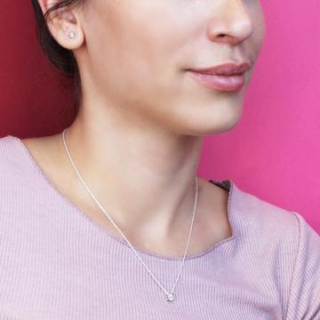 Anhänger Diamant 0.25ct. Weissgold 750