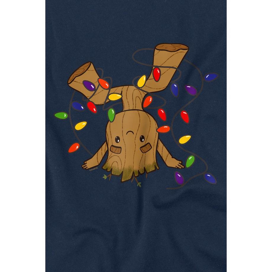 Guardians Of The Galaxy Groot Weihnachtslichter T-Shirt  