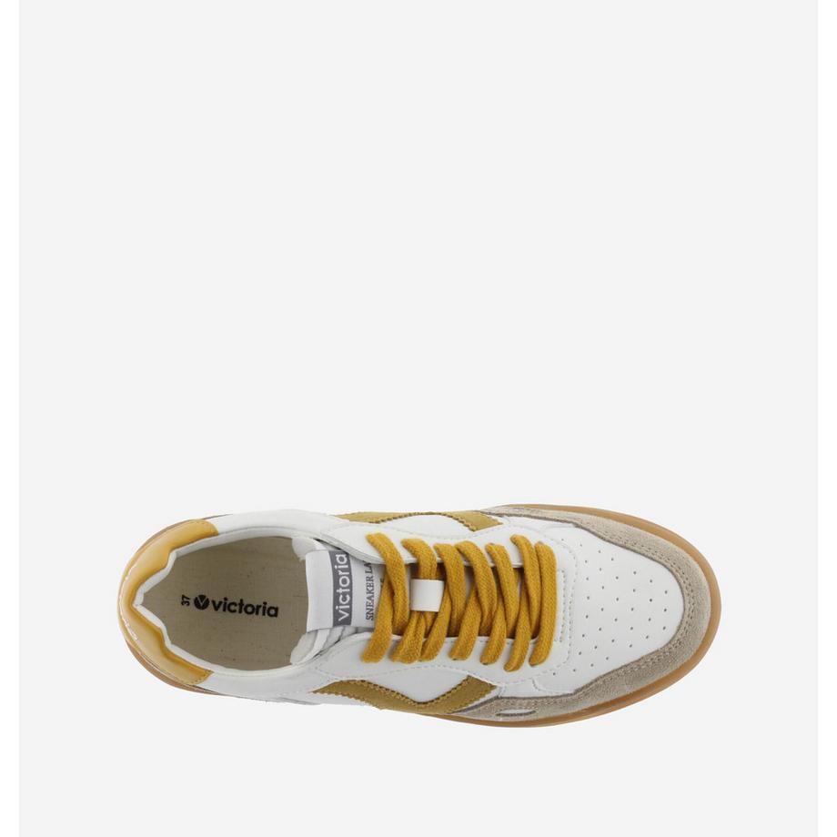 Victoria Baskets en cuir et daim  