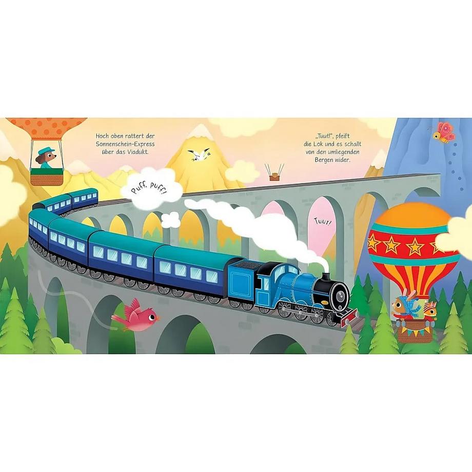 Mein buntes Klangbuch: Wie klingt die Lok? Taplin, Sam; Iossa, Federica (Illustrationen) Couverture rigide 