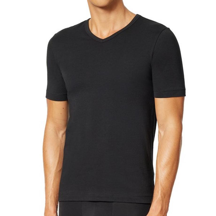 Uncover by Schiesser Lot de 6 Basic T-Shirt Manches Courtes Col V  