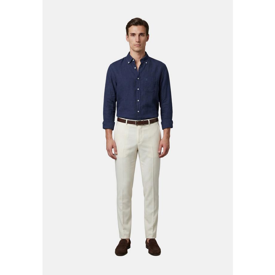 Navigare Chemise manches longues col boutonné  