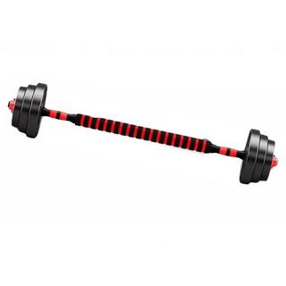 SwissGym  30kg 3 en 1 Ensemble d'haltères courts + longs. Version Supergrip en cit et fer 