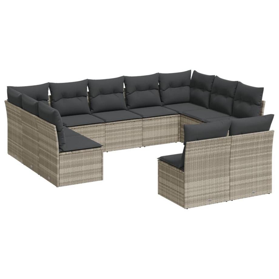 set divano da giardino Polirattan
