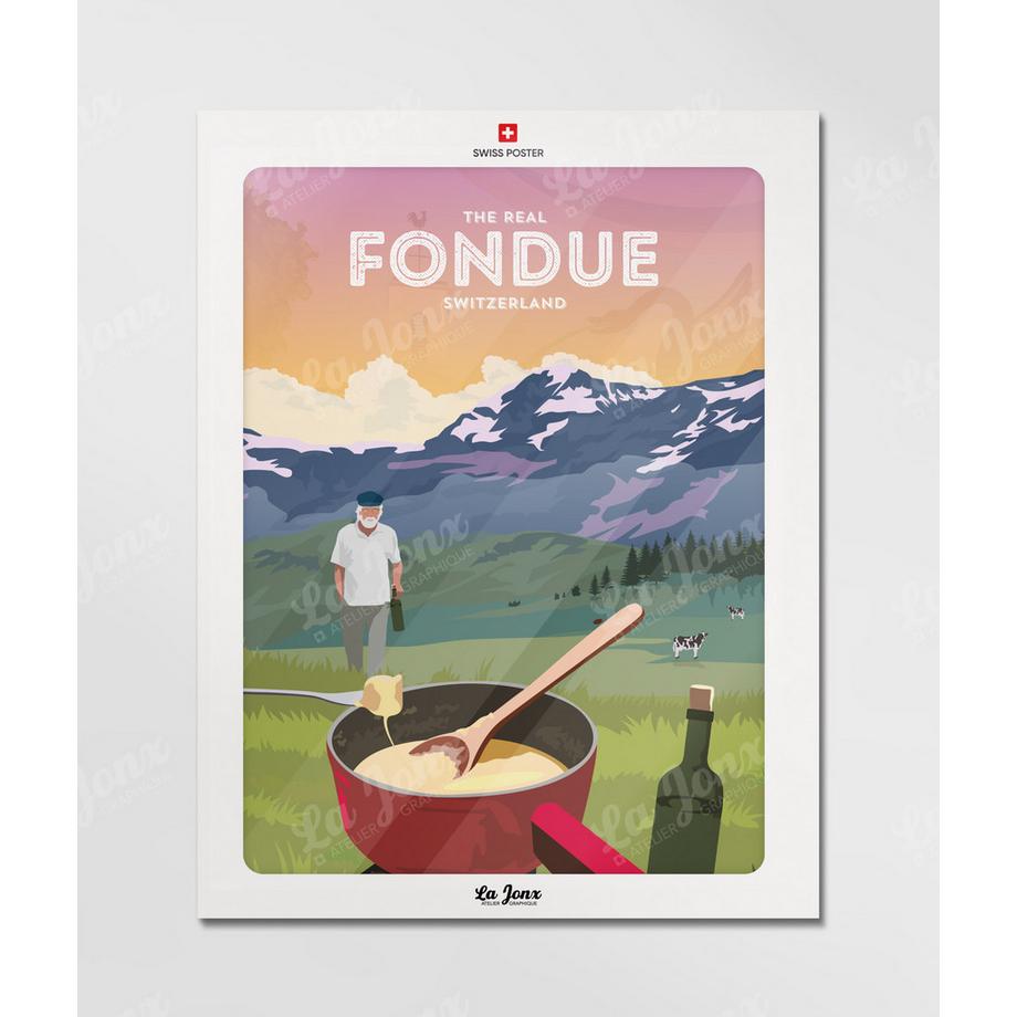 La-Jonx Affiche de La Fondue  