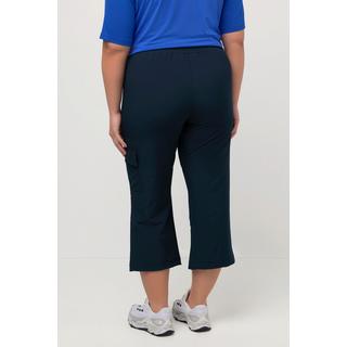 Ulla Popken  Pantalon de golf 7/8, déperlant, ceinture élastique, élément réfléchissant 