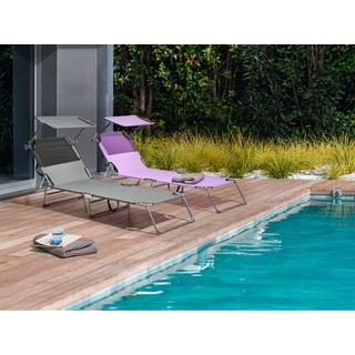 Beliani Transat en Acier Moderne FOLIGNO  