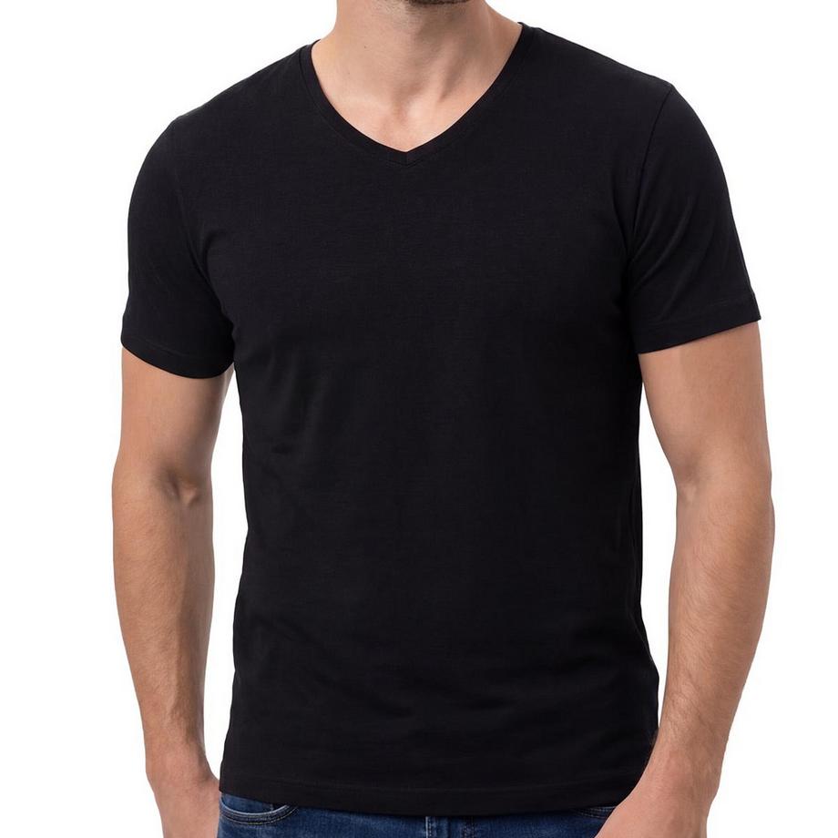 Ragman Lot de 6 Basic Maillot de Corps Manches Courtes  