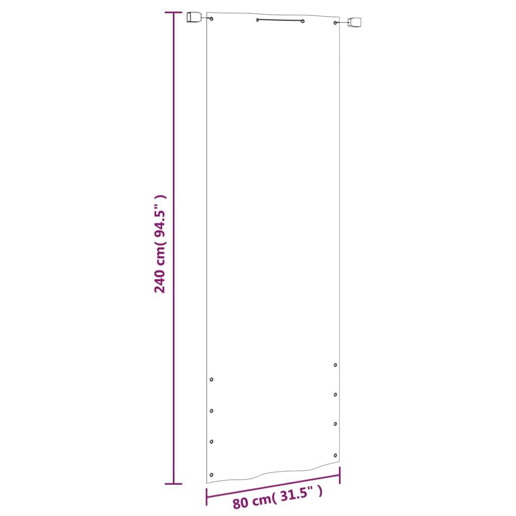 VidaXL paravento per balcone  