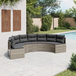 VidaXL Canapé de jardin rotin synthétique  