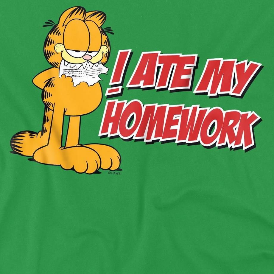Garfield  T-ShirtAte My Homework 