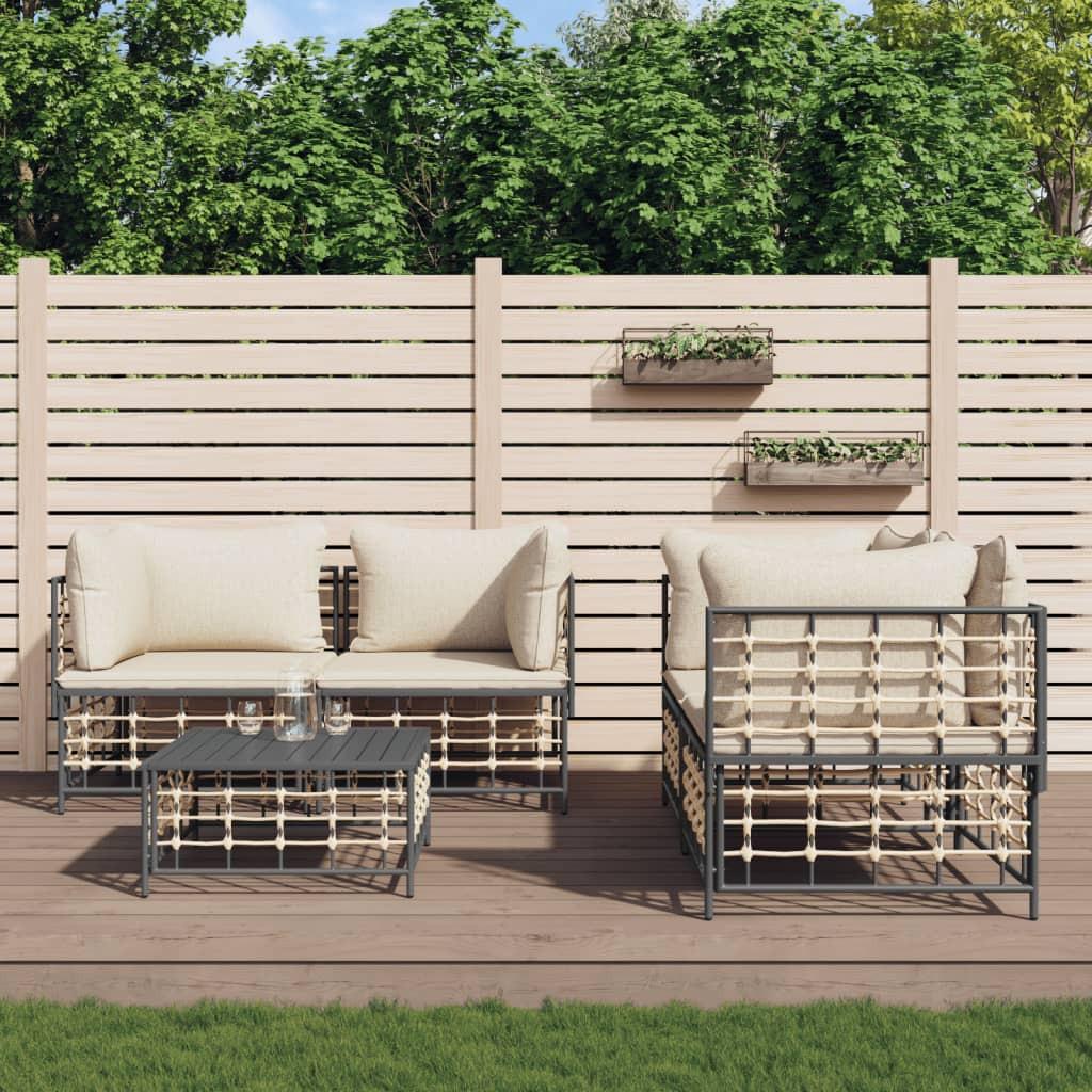 VidaXL Garten lounge set poly-rattan  