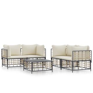 VidaXL Garten lounge set poly-rattan  