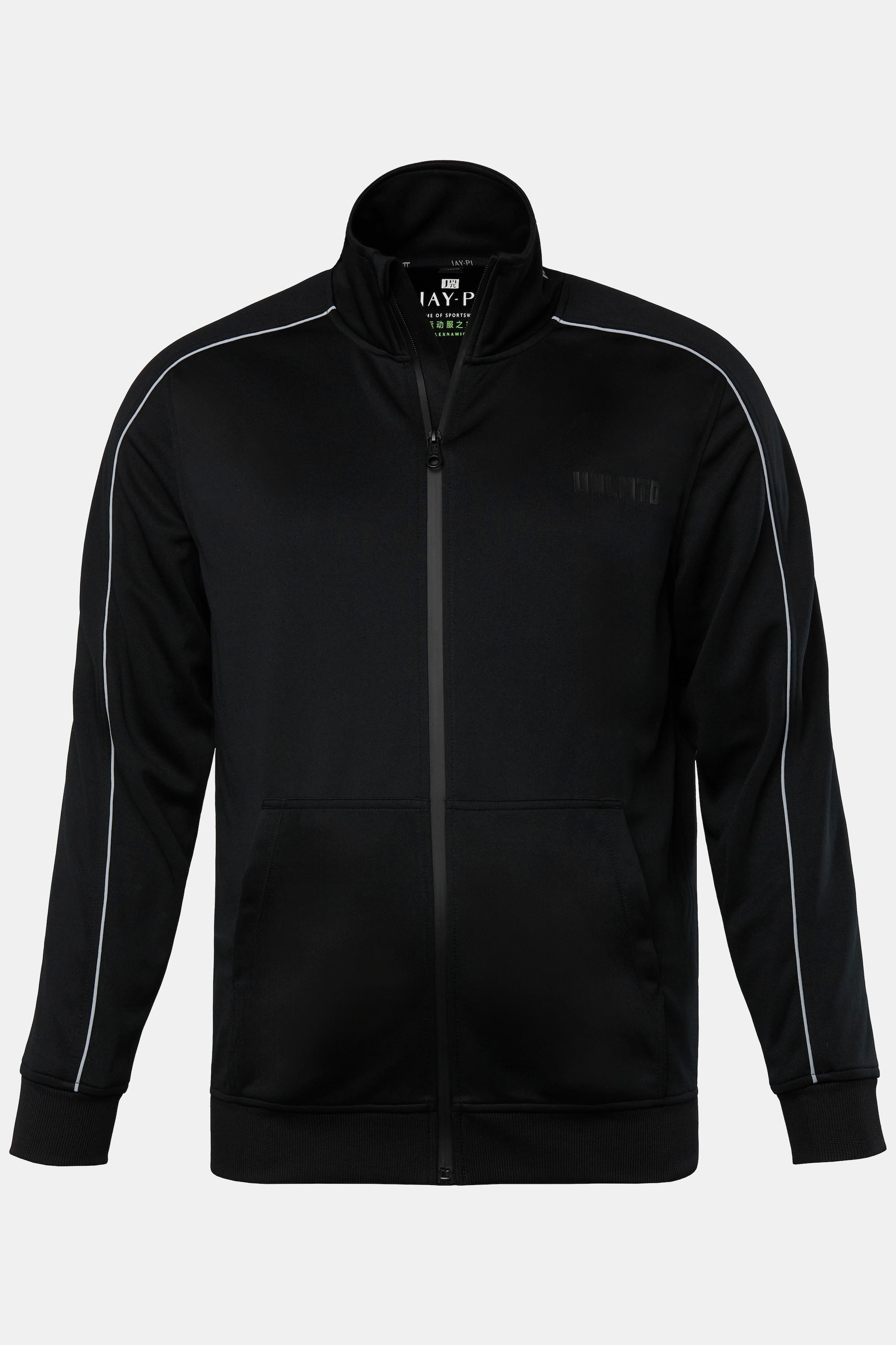 JP1880  Veste en molleton JAY-PI, collection Fitness, col montant et technologie QuickDry - jusqu'au 8 XL 