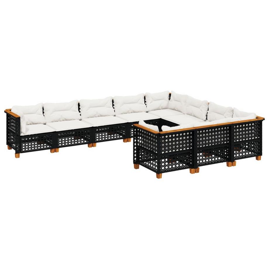 set divano da giardino Polirattan