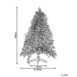 Beliani Sapin de Noël pré-allumé en Matière synthétique MIETTE  