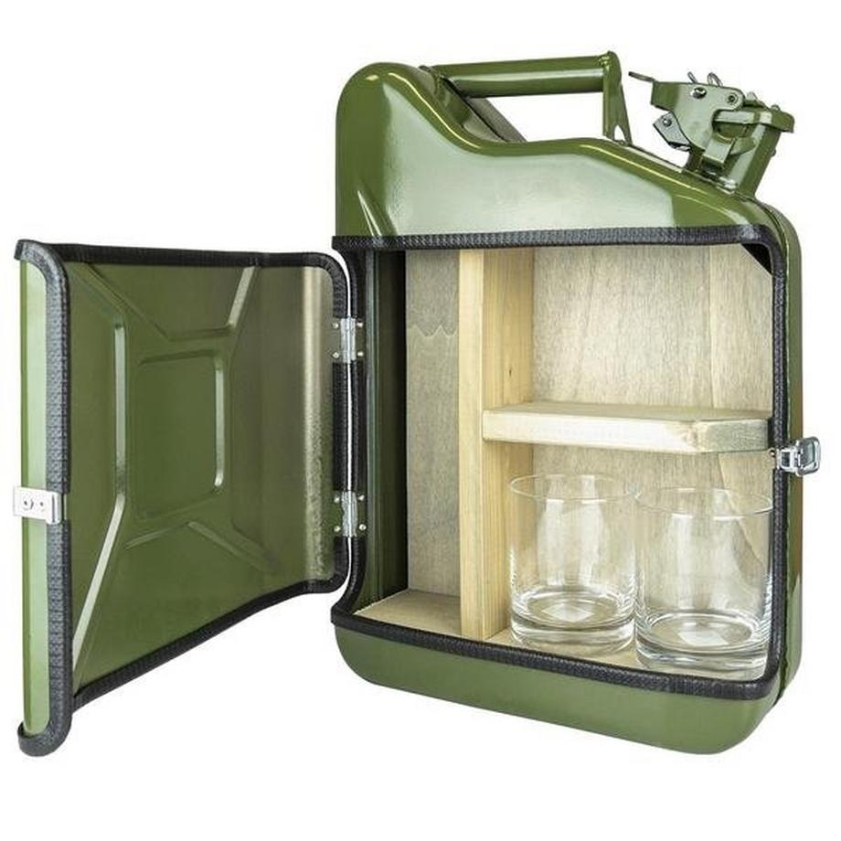 eStore  Minibar, Vintage Kanister - Grün 