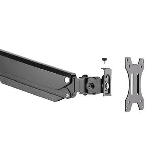 DELTACO  ARM-0351 supporto da tavolo per Tv a schermo piatto 81,3 cm (32") Nero Scrivania 