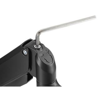 DELTACO  ARM-0351 supporto da tavolo per Tv a schermo piatto 81,3 cm (32") Nero Scrivania 