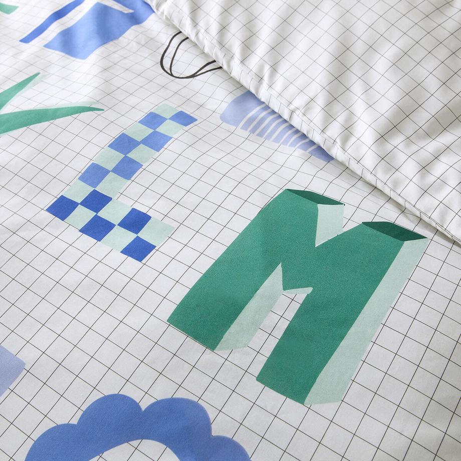 La Redoute Intérieurs Roman Kinder Duvetbezug 50% Recycelte Baumwolle  