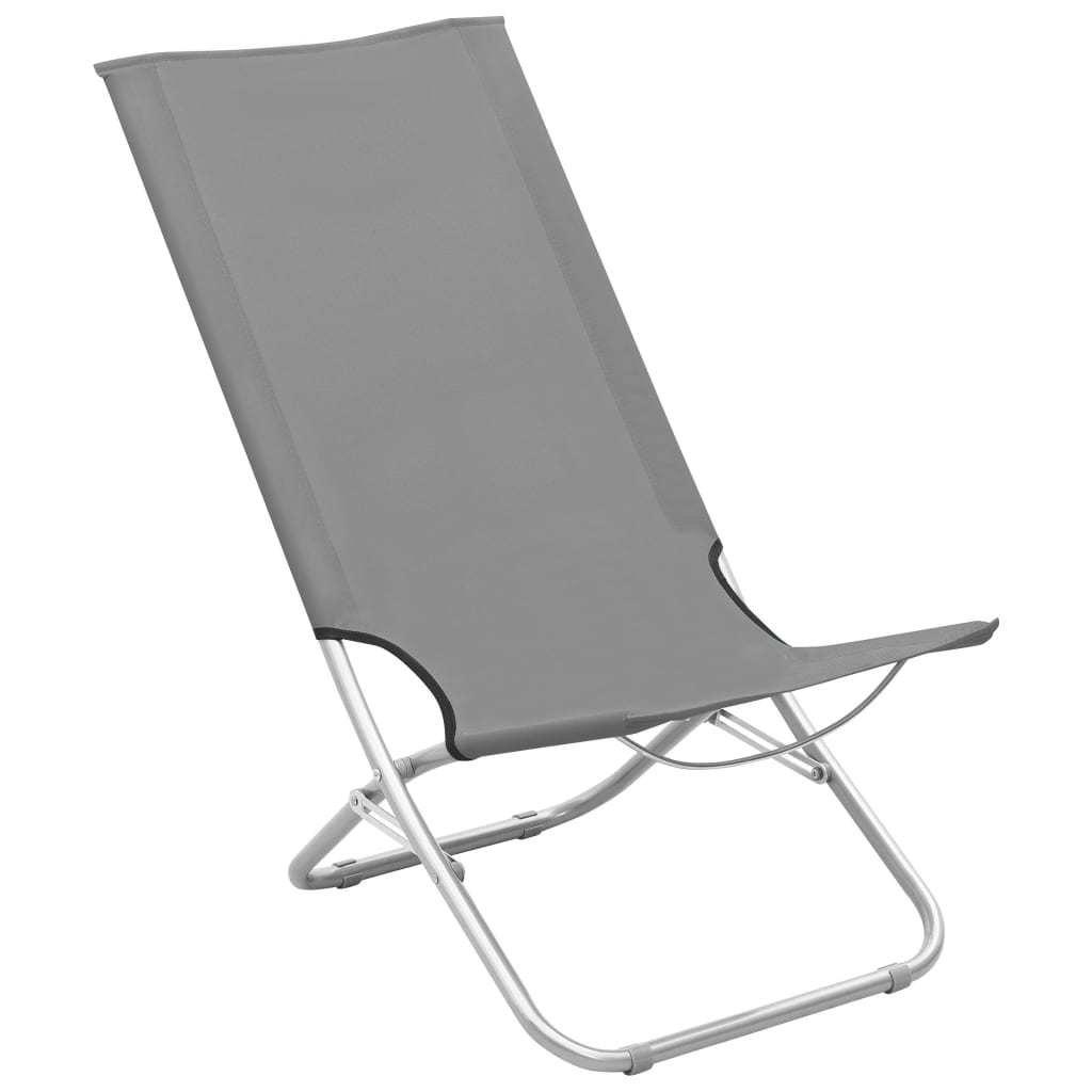 VidaXL Chaise de plage tissu  