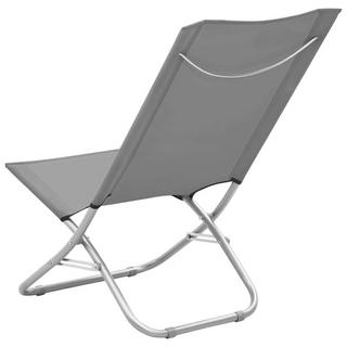 VidaXL Chaise de plage tissu  