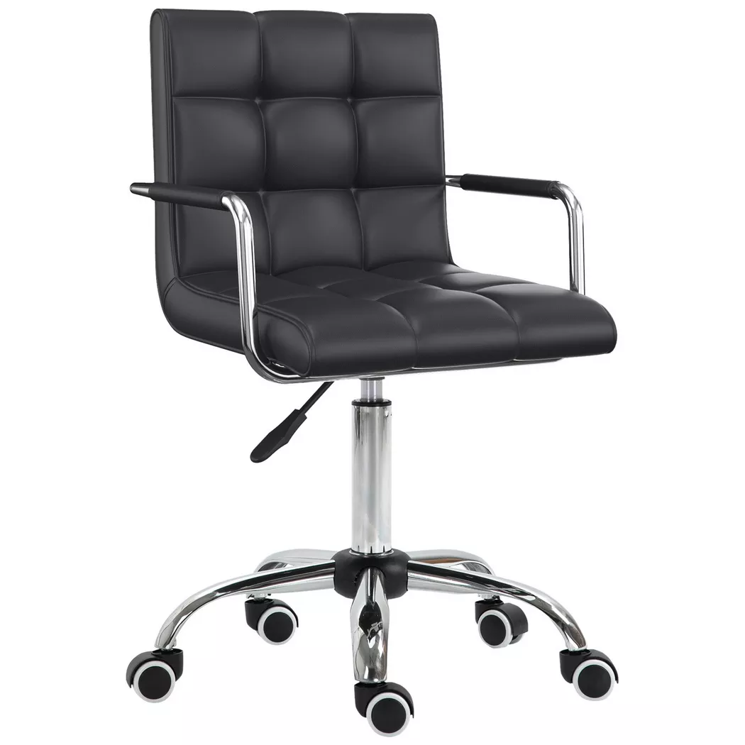 Northio – Schreibtischstuhl höhenverstellbar, 46-61H cm, ergonomischer Bürostuhl mit Armlehnen, One Size