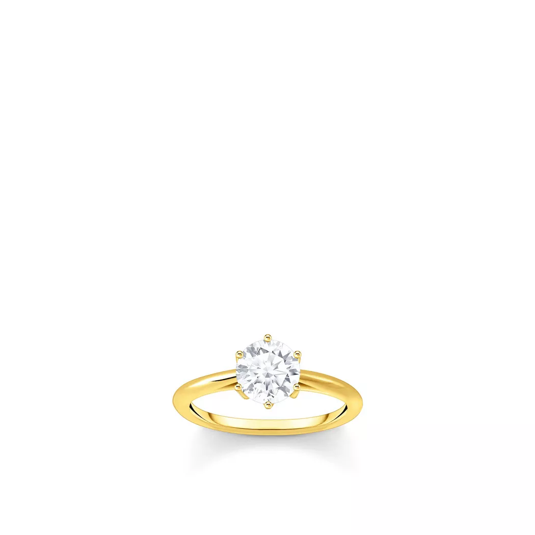 THOMAS SABO - Ring  Zirkonia Veret, 20mm, Oro