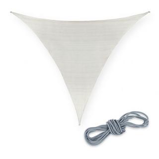 B2X Voile d'ombrage polyéthylène triangulaire blanc  