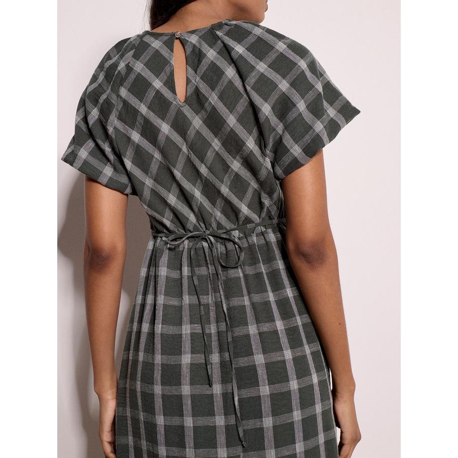 APRICOT Karomuster-Midaxi-Kleid  